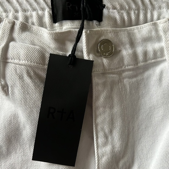 RTA Michael Side Snap Jean White NWT Size 26 - Picture 14 of 15